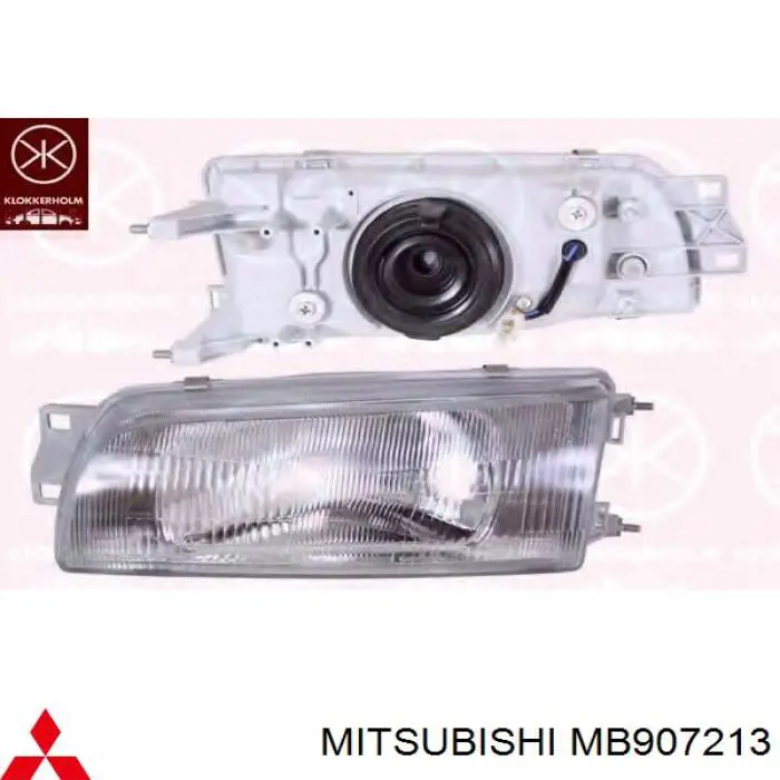 Reflektor lewy Mitsubishi Colt IV hatchback (CAA) (1992 - 1996) cena, od 55,11 USD