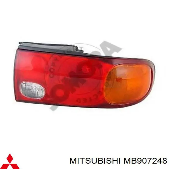 Lampa zespolona tylna prawa Mitsubishi Lancer V sedana (CB, CD, CE) (1991 - 1996) cena, od 49,45 USD