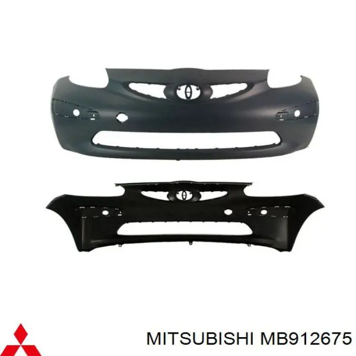Zderzak przedni Mitsubishi MB912675 cena, od 355,84 USD