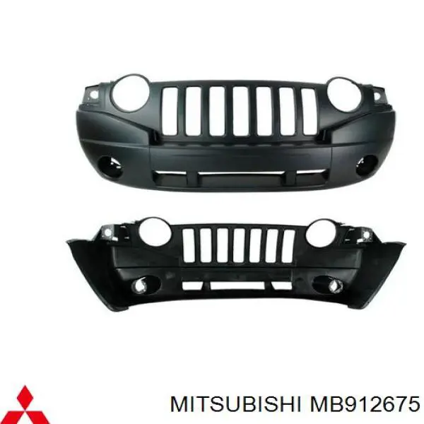 MB912675 Mitsubishi Zderzak przedni