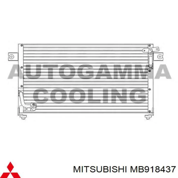 Chłodnica klimatyzacji Mitsubishi Pajero II Canvas Top SUV (V2W, V4W) (1990 - 2004) cena, od 108,42 USD