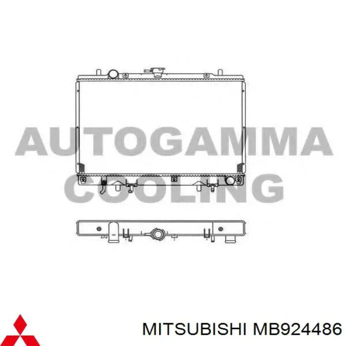 MB924486 Mitsubishi Chłodnica silnika