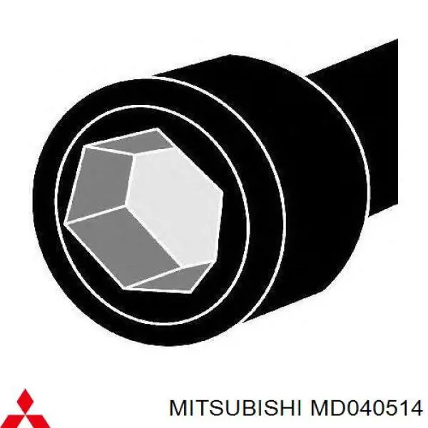 MD040514 Mitsubishi Śruba głowicy cylindrów
