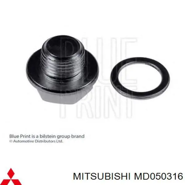 Korek miski olejowej silnika Mitsubishi MD050316 cena, od 3,14 USD