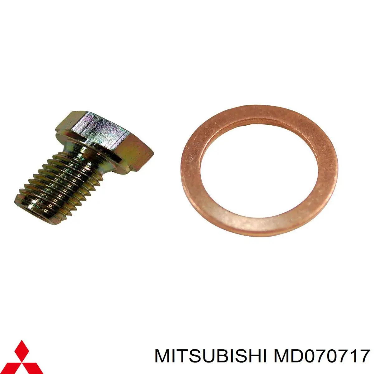 Uszczelka korka miski olejowej Mitsubishi MD070717 cena, od 0,41 USD