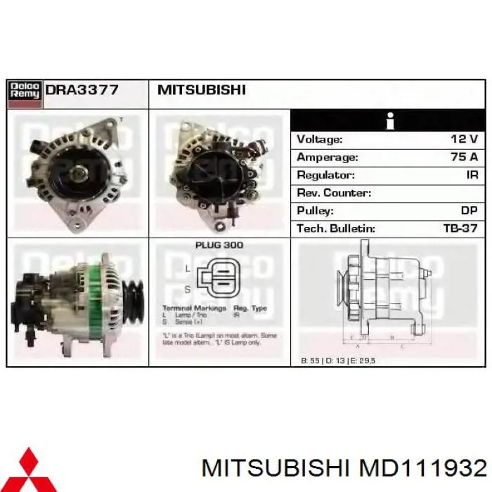  Mitsubishi MD111932