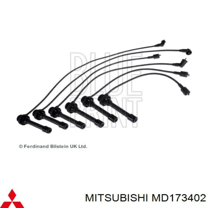 MD173402 Mitsubishi Zestaw przewodów wysokiego napięcia