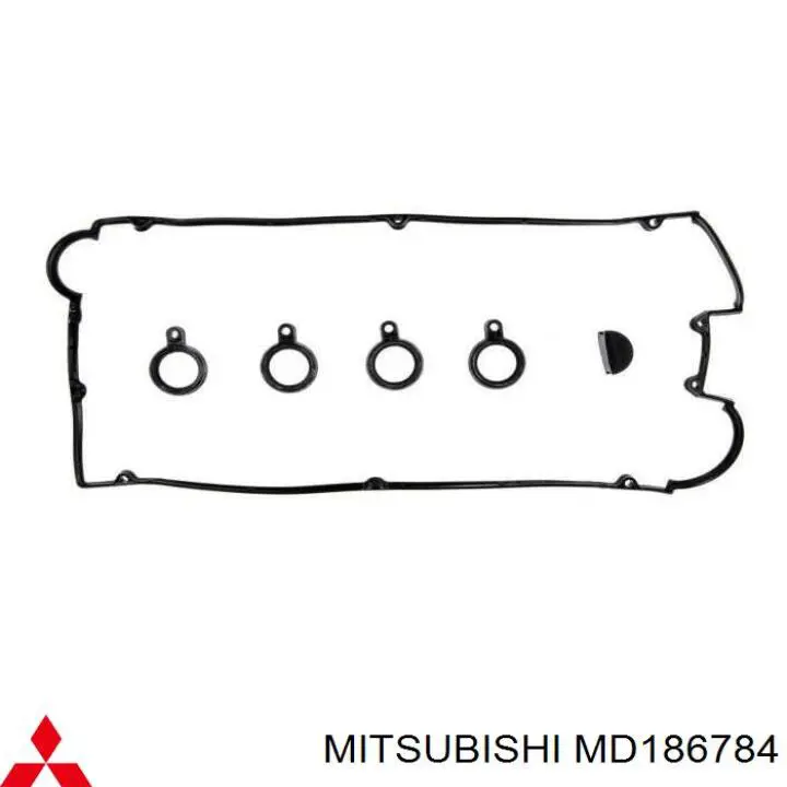 Uszczelka pokrywy zaworowej silnika MD186784 Mitsubishi