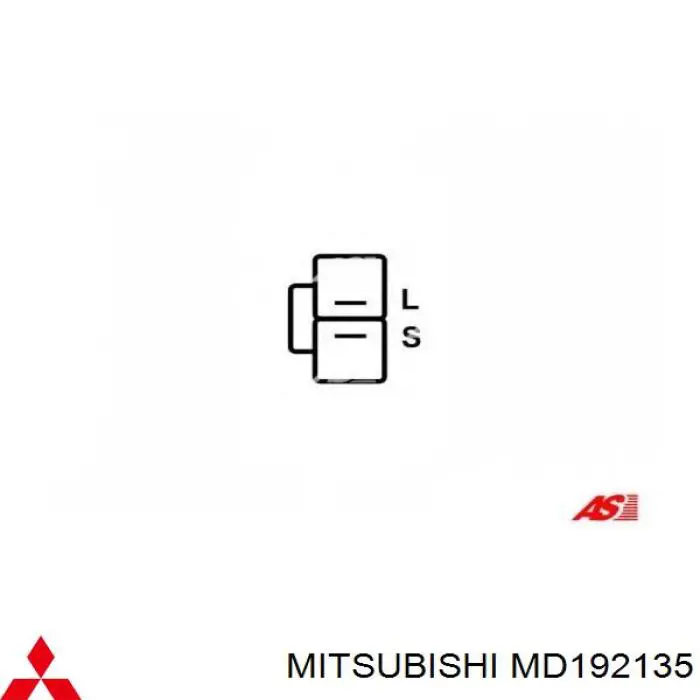 Alternator MD192135 Mitsubishi