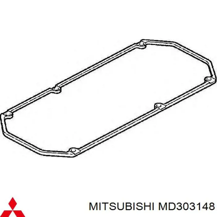 MD303148 Mitsubishi Uszczelka pokrywy zaworowej silnika