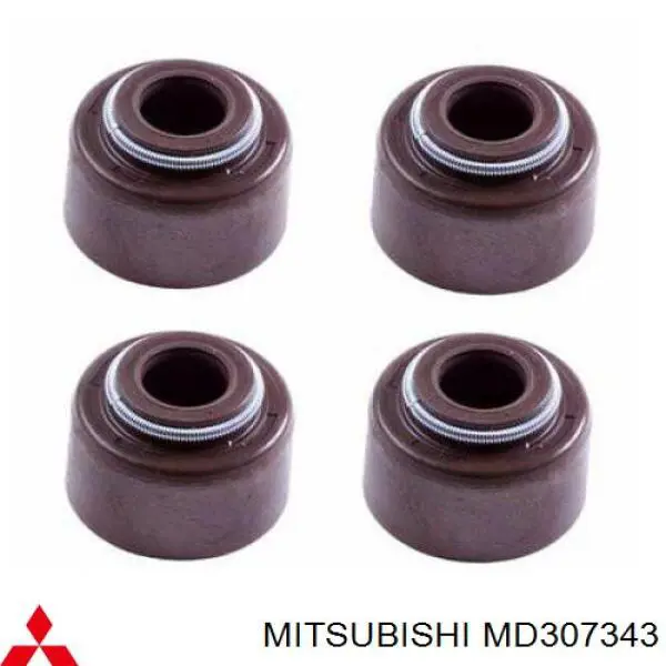 Uszczelniacz zaworu dolotowego/wylotowego Mitsubishi MD307343 cena, od 2,34 USD