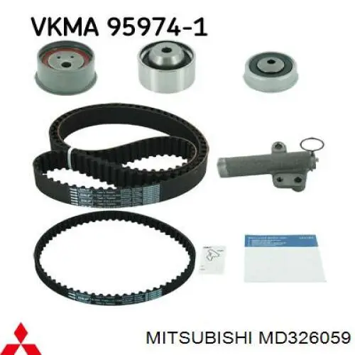 Do koszyka MD326059 Mitsubishi Pasek rozrządu