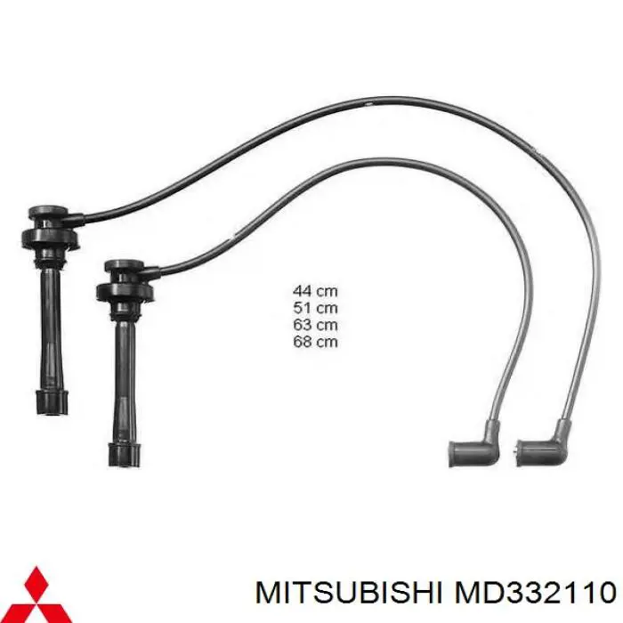 Do koszyka MD332110 Mitsubishi Zestaw przewodów wysokiego napięcia