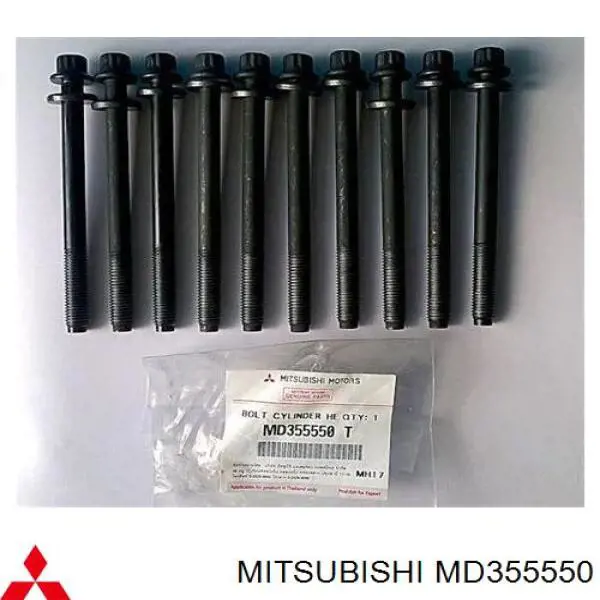 MD355550 Mitsubishi Śruba głowicy cylindrów
