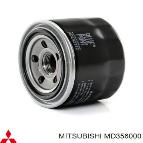 Do koszyka MD356000 Mitsubishi Filtr oleju