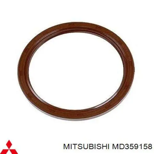MD359158 Mitsubishi Uszczelniacz wału korbowego silnika tylny