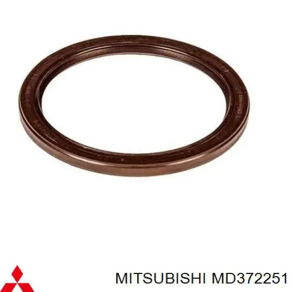 Do koszyka MD372251 Mitsubishi Uszczelniacz wału korbowego silnika tylny