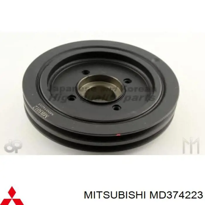 MD374223 Mitsubishi Koło pasowe wału korbowego