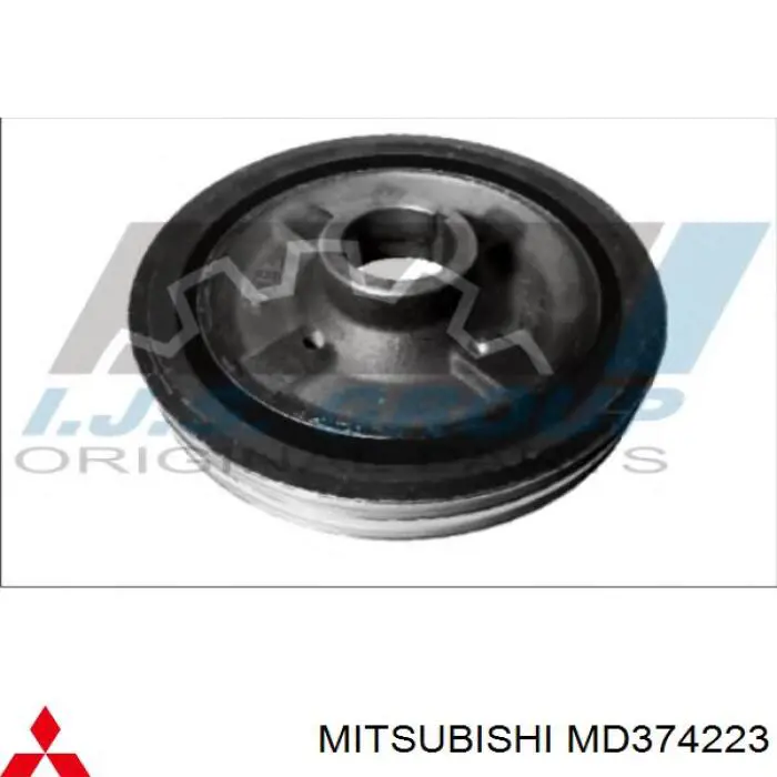 Koło pasowe wału korbowego Mitsubishi MD374223 cena, od 70,90 USD