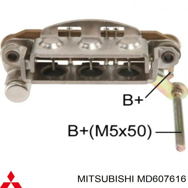 MD607616 Mitsubishi mostek prostowniczy alternatora = moster diodowy alternatora