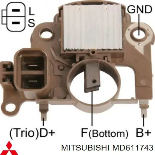 MD611743 Mitsubishi Regulator alternatora (przekaźnik ładowania)