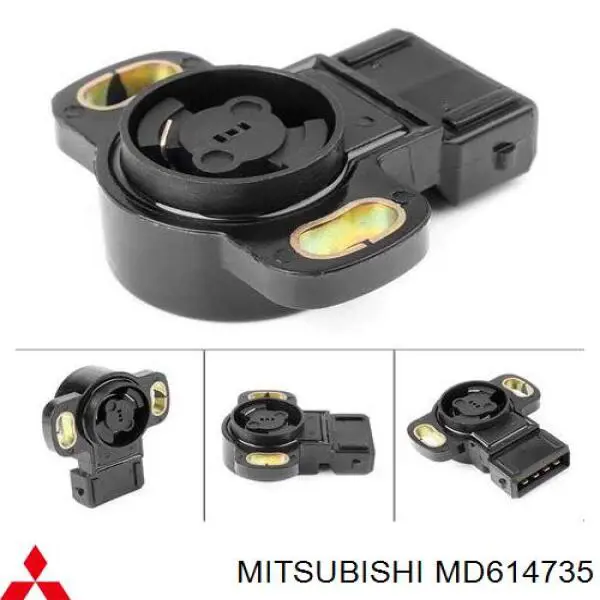 Czujnik położenia przepustnicy (potencjometr) Mitsubishi MD614735 cena, od 36,15 USD