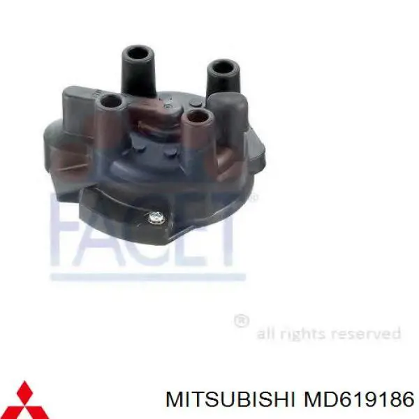 Kopułka rozdzielacza zapłonu Mitsubishi MD619186 cena, od 20,63 USD