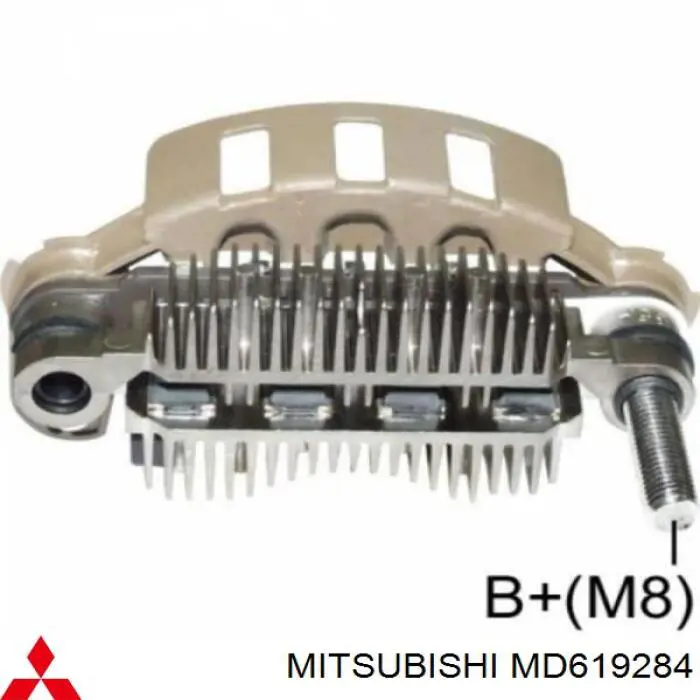 Mostek prostowniczy alternatora = Moster diodowy alternatora Mitsubishi MD619284 cena, od 25,86 USD