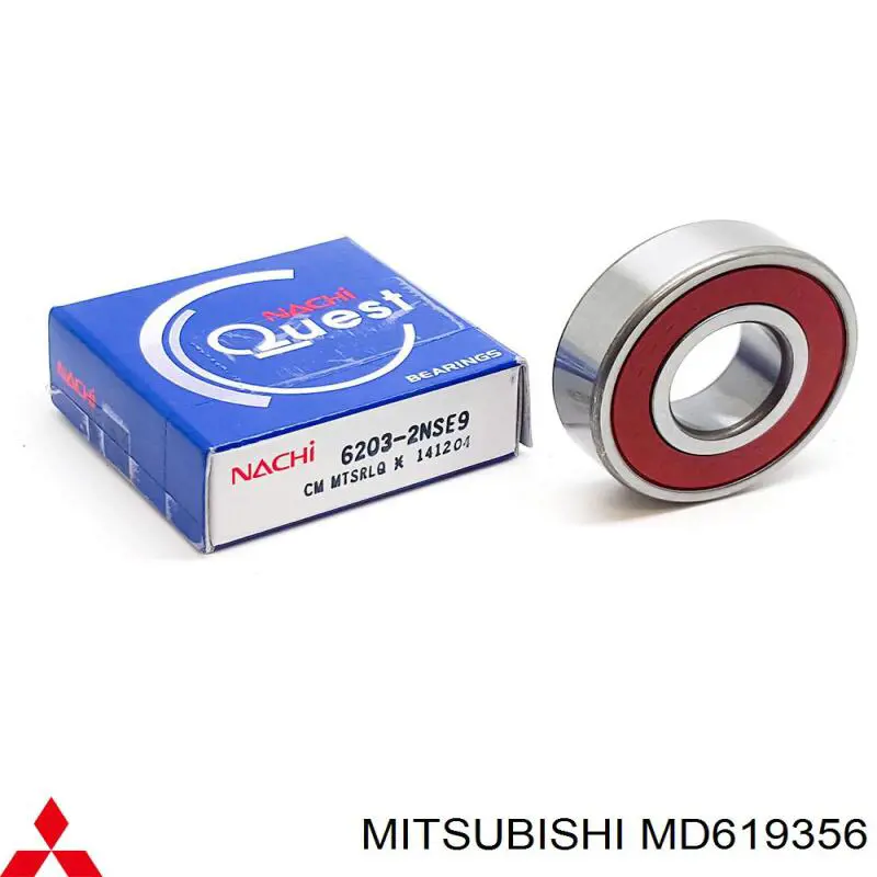 MD619356 Mitsubishi Łożysko alternatora