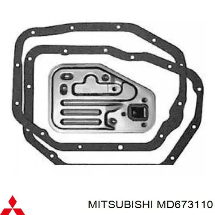 Filtr automatycznej skrzyni biegów Mitsubishi MD673110 cena, od 29,27 USD