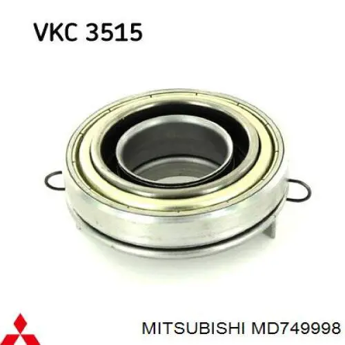 Łożysko wyciskowe sprzęgła Mitsubishi MD749998 cena, od 25,78 USD