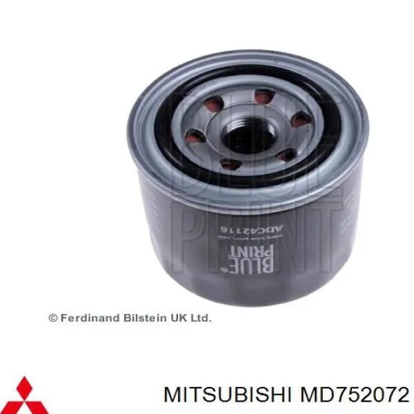 Filtr automatycznej skrzyni biegów Mitsubishi MD752072 cena, od 7,85 USD