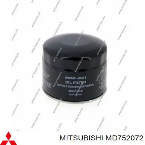 Filtr automatycznej skrzyni biegów MD752072 Mitsubishi