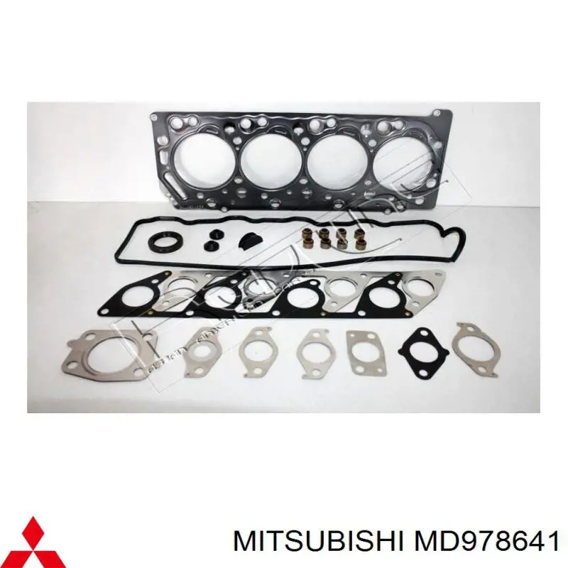 Do koszyka MD978641 Mitsubishi Zestaw uszczelek silnika górny