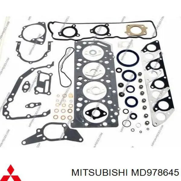 Zestaw uszczelek silnika pełny Mitsubishi MD978645 cena, od 143,44 USD