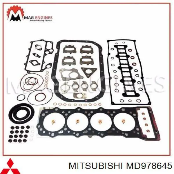 Do koszyka MD978645 Mitsubishi Zestaw uszczelek silnika pełny