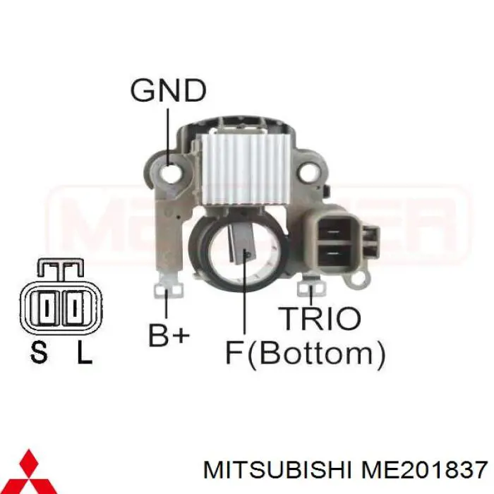 ME201837 Mitsubishi Alternator