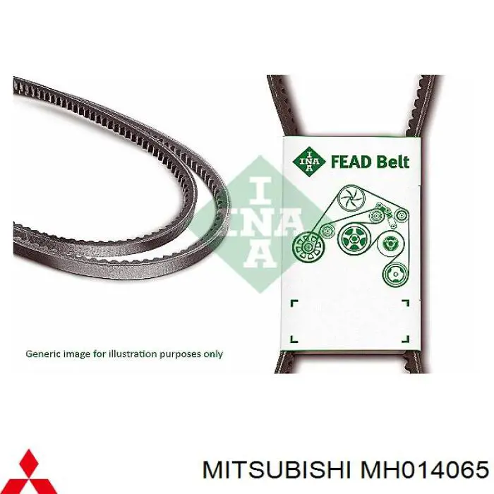 Pas napędowy mechanizmów Mitsubishi MH014065 cena, od 8,51 USD
