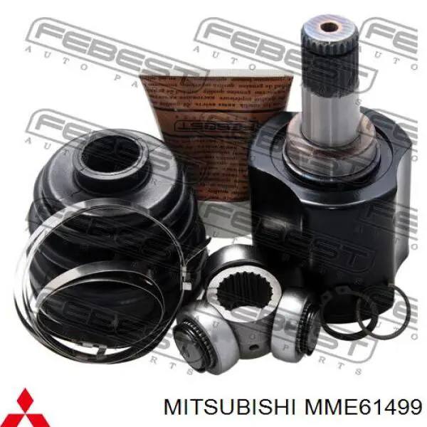 Do koszyka MME61499 Mitsubishi Przegub homokinetyczny przedni wewnętrzny