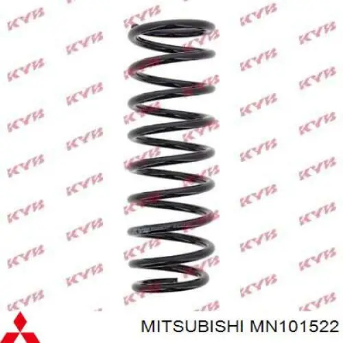 Sprężyna tylna Mitsubishi MN101522 cena, od 39,37 USD