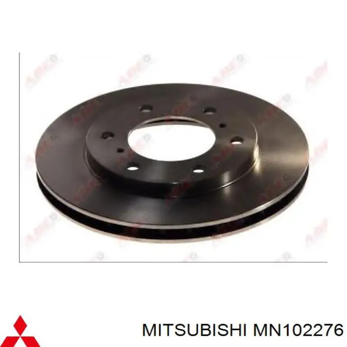 Do koszyka MN102276 Mitsubishi Tarcza hamulcowa przednia
