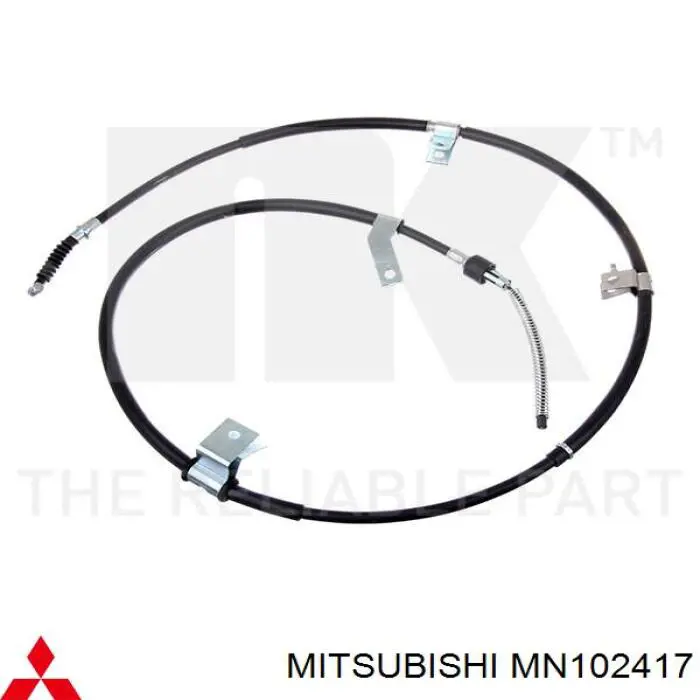 MN102417 Mitsubishi Linka hamulca ręcznego tylna prawa