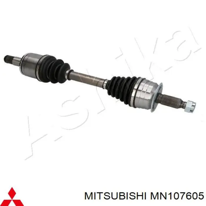 Półoś napędowa przednia lewa Mitsubishi MN107605 cena, od 144,03 USD