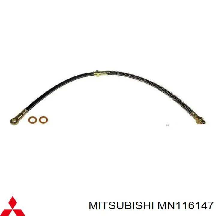 Przewód hamulcowy przedni Mitsubishi MN116147 cena, od 26,17 USD