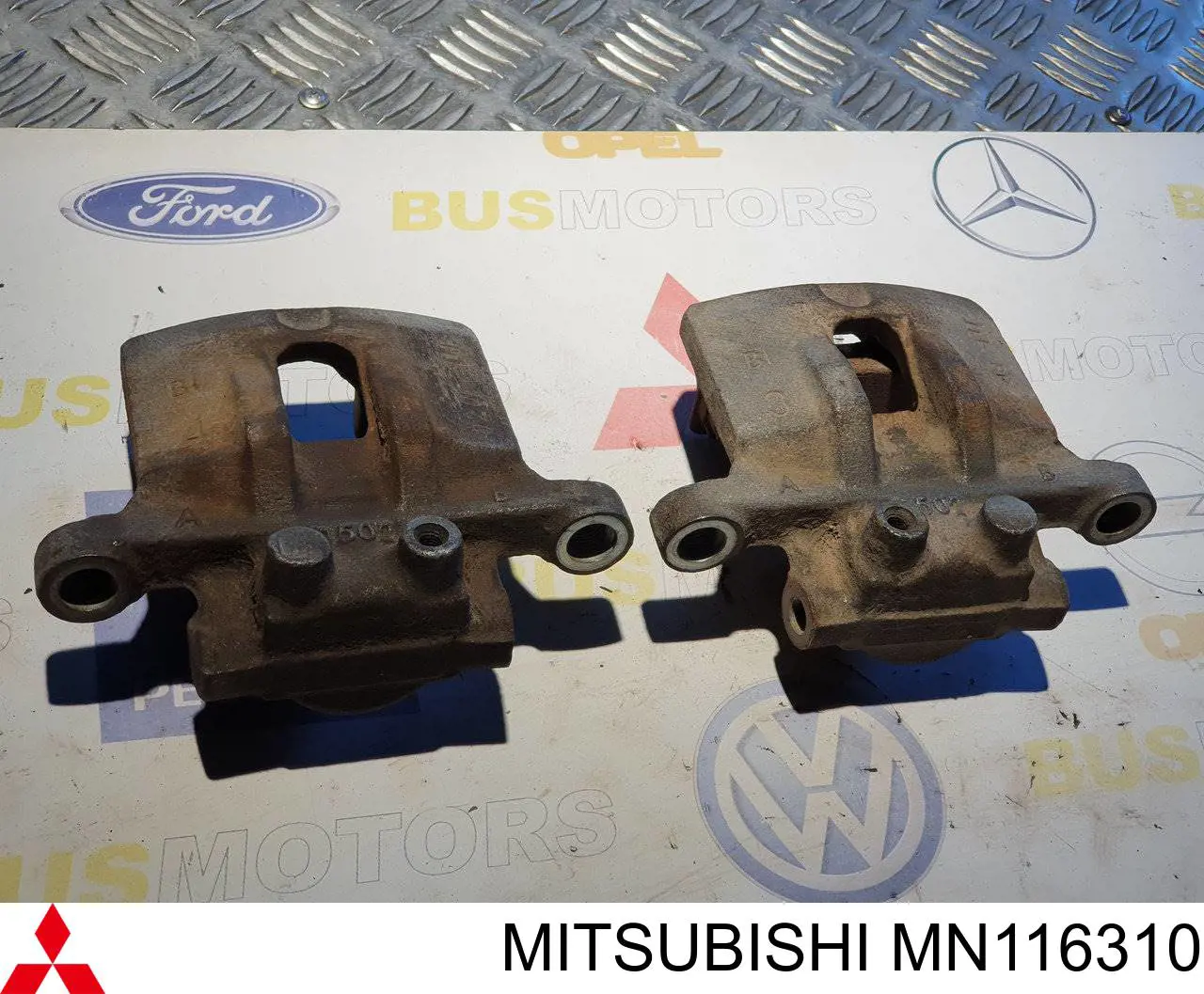 Zacisk hamulcowy tylny prawy Mitsubishi MN116310 cena, od 62,00 USD