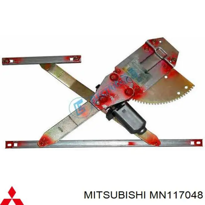 Mechanizm podnoszenia szyby drzwi przednich prawych Mitsubishi Pajero III SUV (V60) (2000 - 2006) cena, od 72,28 USD