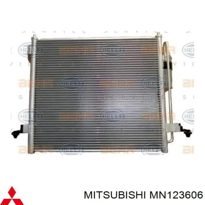 MN123606 Mitsubishi Chłodnica klimatyzacji