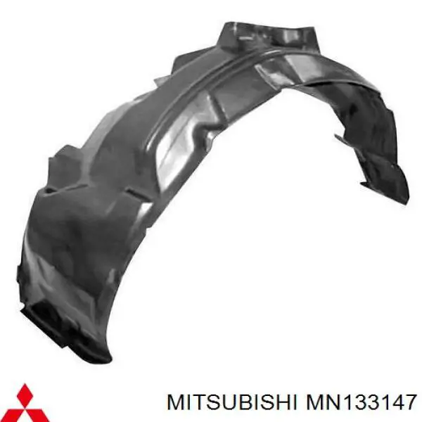 Nadkole błotnika przedniego lewe do Mitsubishi Outlander I CU