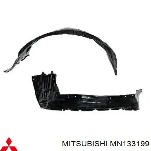 Nadkole błotnika przedniego lewe do Mitsubishi Pajero III 