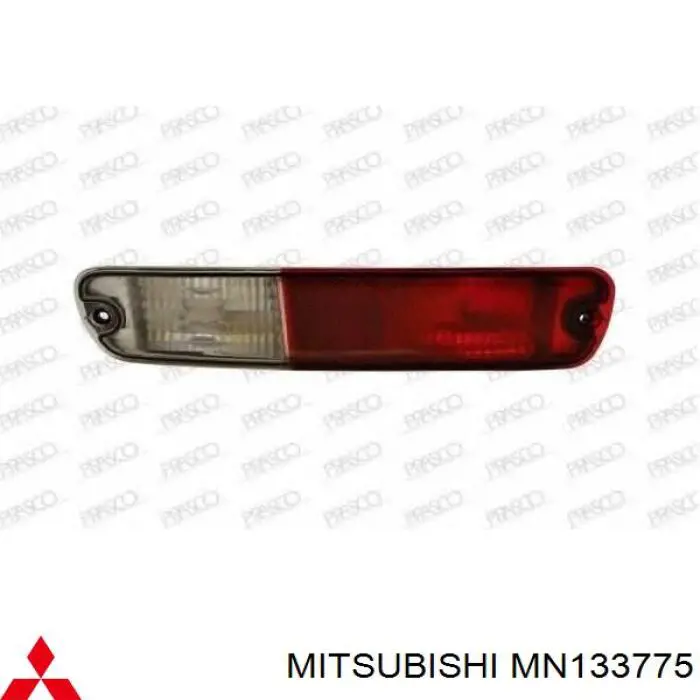 Do koszyka MN133775 Mitsubishi Lampa zespolona zderzaka tylnego lewa